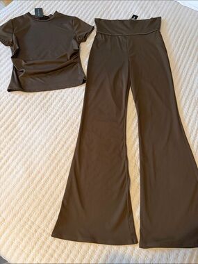 21 Saints Fold Over Leggings and Top